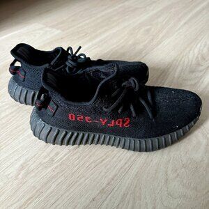 Adidas Yeezy Boost 350 V2 Black/Red - Size 7.5